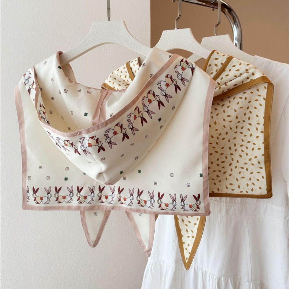 Windproof Summer Hooded Silk Shawl Sun Protection Silk Scarf Hat Sunscreen Scarf Lady