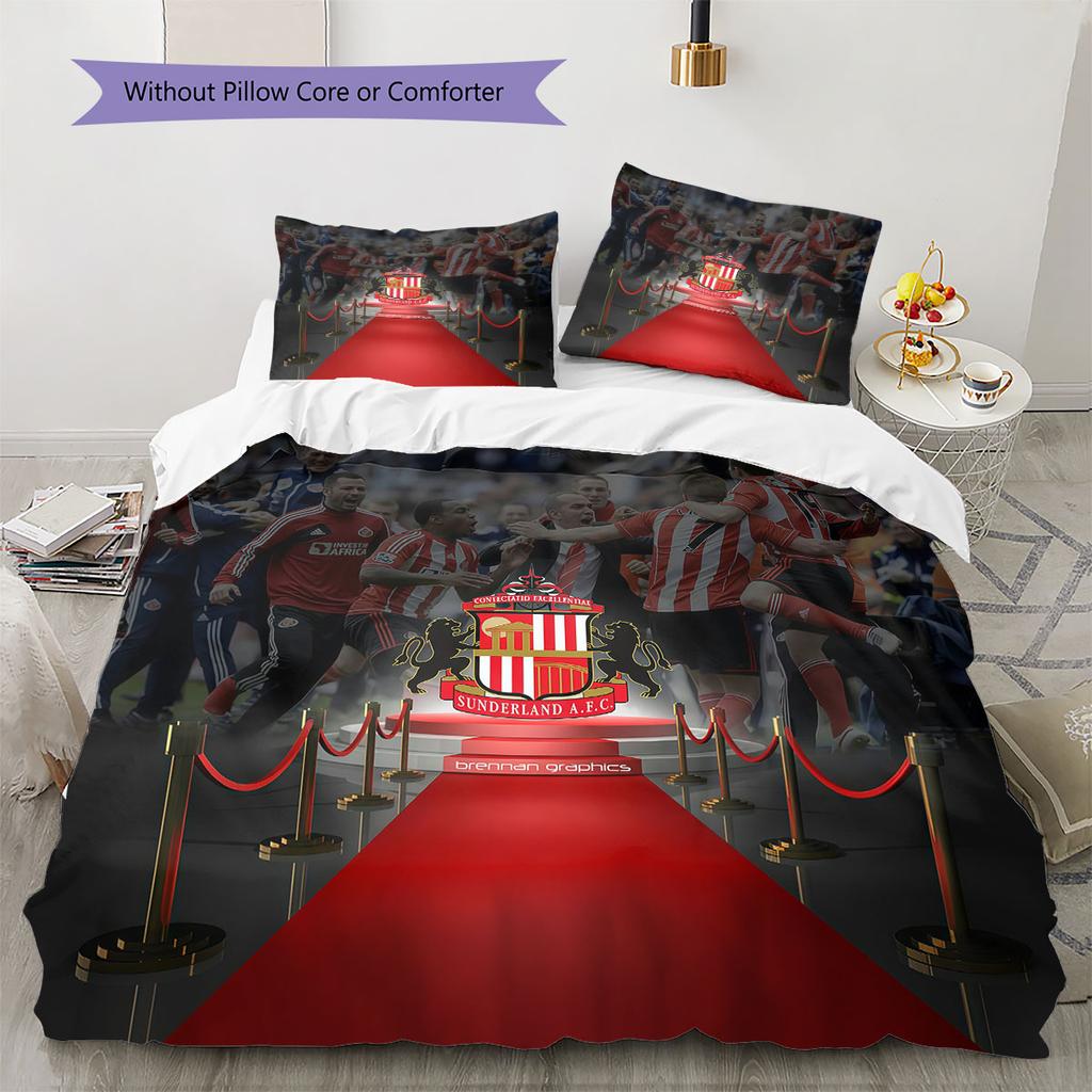 Sunderland Bedding Quilt Set Quilt Cover Pillowcase Home Decoration Birthday Gift (1 * duvet cover + 2 * pillowcase, without core)