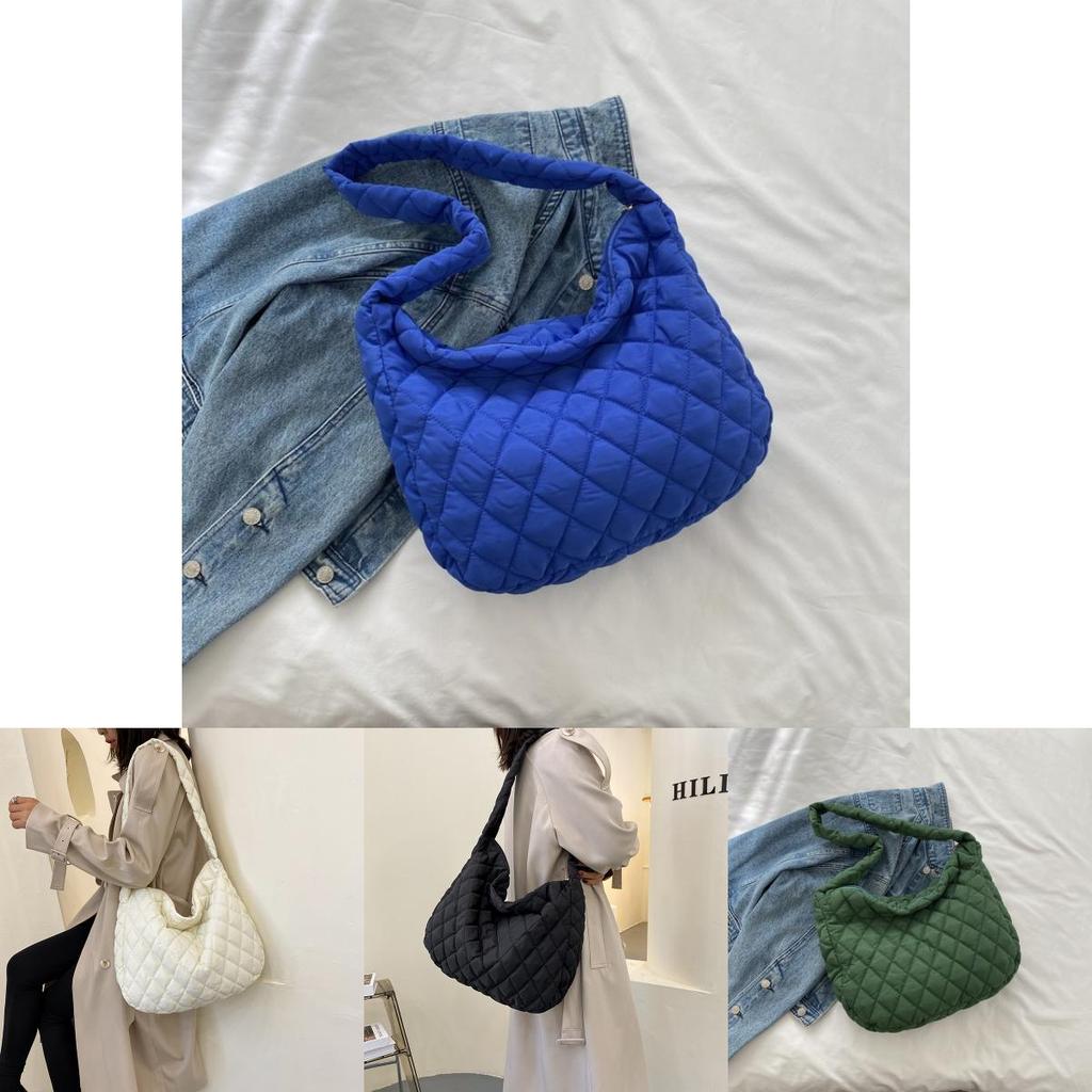 Nylon Cloud Crossbody Bag For Women With Large Capacity And Zipper Closure For Daily Use