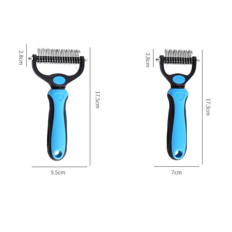 Pet Grooming Comb for Cats And Dogs One Click Pet Hair Remover Comb Removes Loose Fur Fast Cat Hair Remover for All BreedsProfes