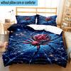 Magical Cosmic Spider Web 3pcs Bedding,Including 1pc Duvet Cover And 2pcs Pillowcases Perfect for Christmas,Ideal for Bedroom, Dormitory