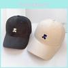 Women Color Solid Cotton Baseball Caps Embroidered Commuting Outings Casual