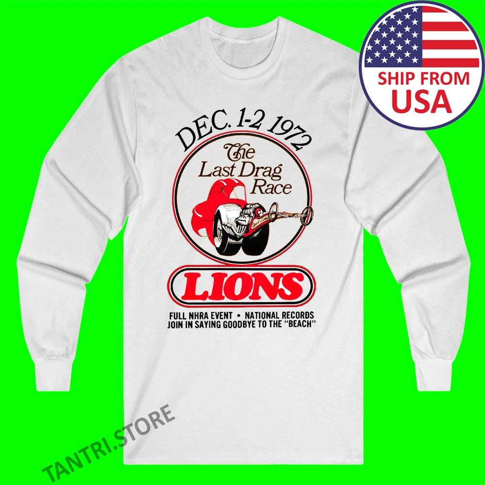 Drag Racing Drag Strip Hot Rod Muscle Car 1970’s Men's White Size S to 2XL