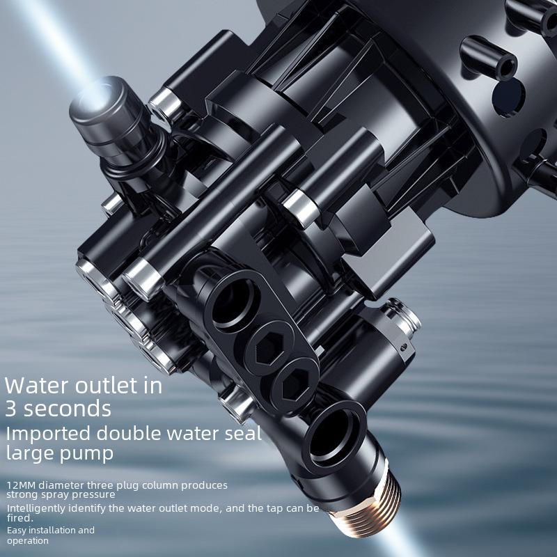 Аккумуляторный беспроводной пистолет высокого давления для мойки автомобилей с литиевой батареей