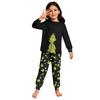 Children's  Boys And Girls Thin Two-piece  Long-sleeved Pants Two-piece