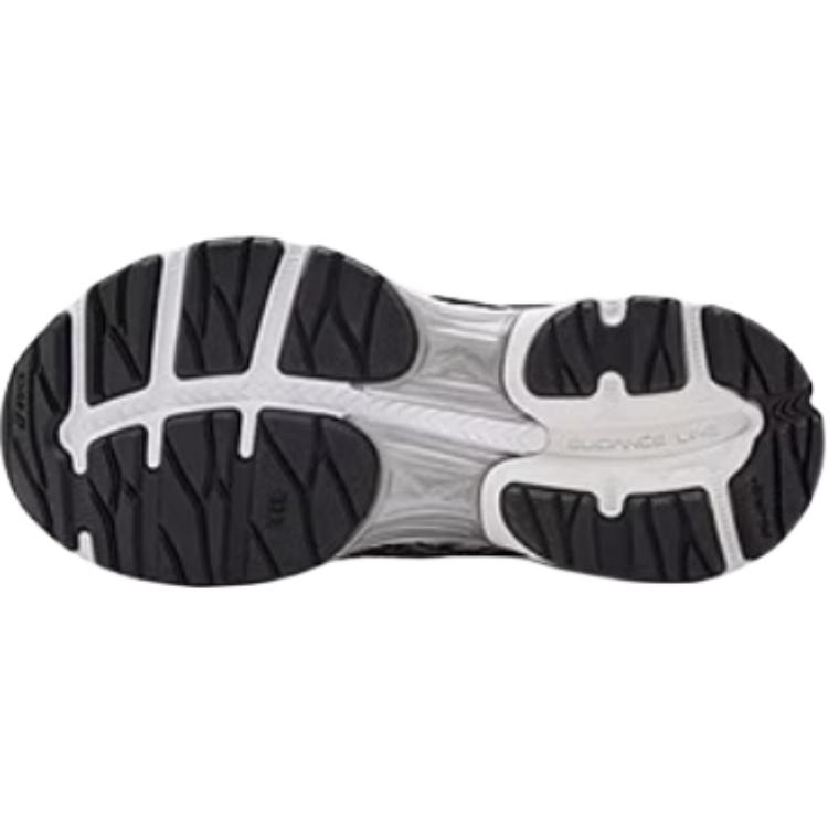 Asics Gel-Sonic Удобные Амортизирующие Дышащие Низкие Детские Кроссовки для Бега Детские кроссовки Черные Белые 1014A369-103