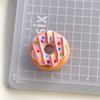10/100 шт. Смоляные пончики Миниатюры Плоская спинка Декор для кукольного домика Аксессуары Шармы Для поделок Скрапбукинг