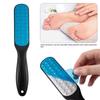 Нержавеющая сталь, отшелушивающий мозолистый инструмент для педикюра, двухсторонняя доска для протирания ног