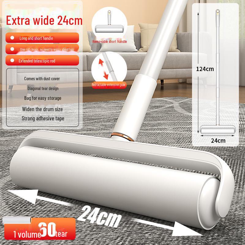 Выдвижной валик для удаления ворса со сменными листами