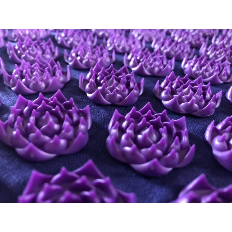 Акупрессурный коврик с шипами лотоса, натуральный лен, кокос, ладонь, спина, шея, массаж ног, домашняя домашняя подушка для фитнеса, коврик для спортзала, домашний коврик