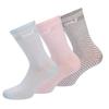 Lee Womens/Ladies Striped Crew Socks (Pack of 3)