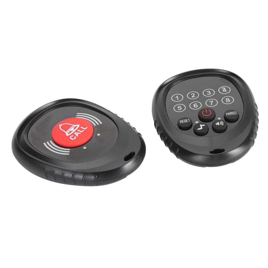 Wireless Caregiver Pager Call Button Professional Re able 3280.8ft Range Nurse Call System for Elderly Patient Monitoring SOS Alarm System