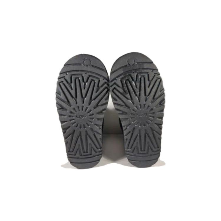 UGG Kids Classic Mini Platform Black Boots 1118890K-BLK