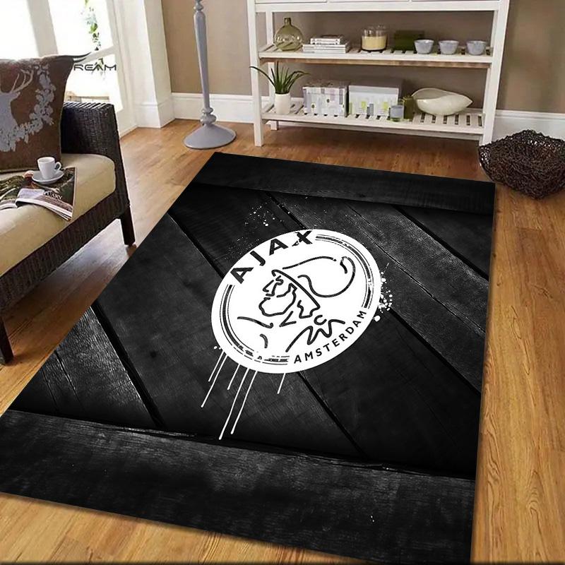 Liverpool Football Club2 Flannel Pattern Square Carpet,Area Rug,Carpet Rug for Living Room Bedroom Sofa Playroom Decor,Non-slip Floor Mat