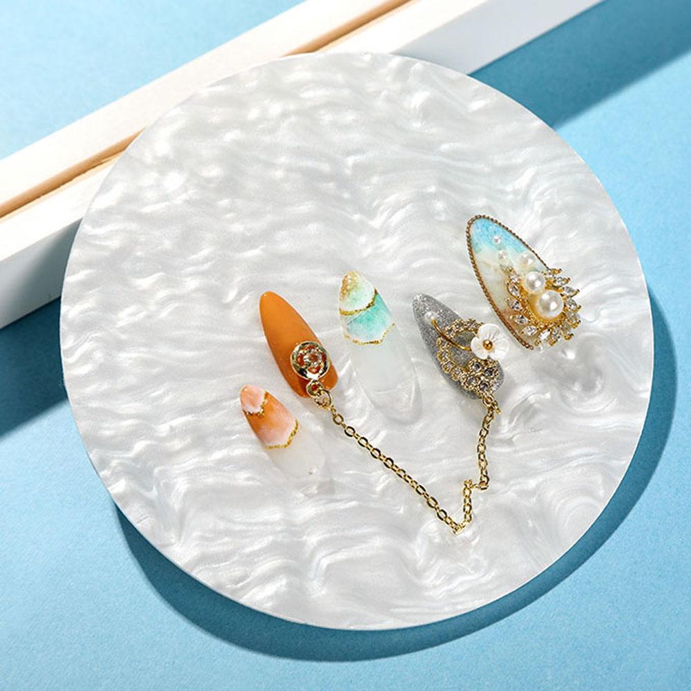 Color Mixing False Nail Tips Display Board Manicure Palette Color Paint Palette Nail Art Palette