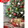 5D Diamond Art Painting Kits Winter Diamond Embroidery Christmas Tree Pictures Of Rhinestones Mosaic Decor For Home