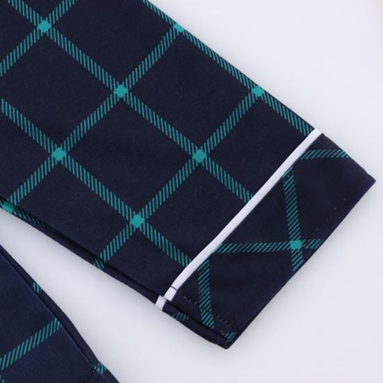 Family Christmas Pjs Matching Set Plaid Long Sleeve Button Down Sleepwear Holiday Soft 2 Piece Lounge Sets