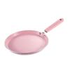 Flat Bottom Pan Pink Non-Stick Pot for Gas Stoves and Cooker Use Mini Omelettes Fried Eggs Pancake Baking Pans Pot