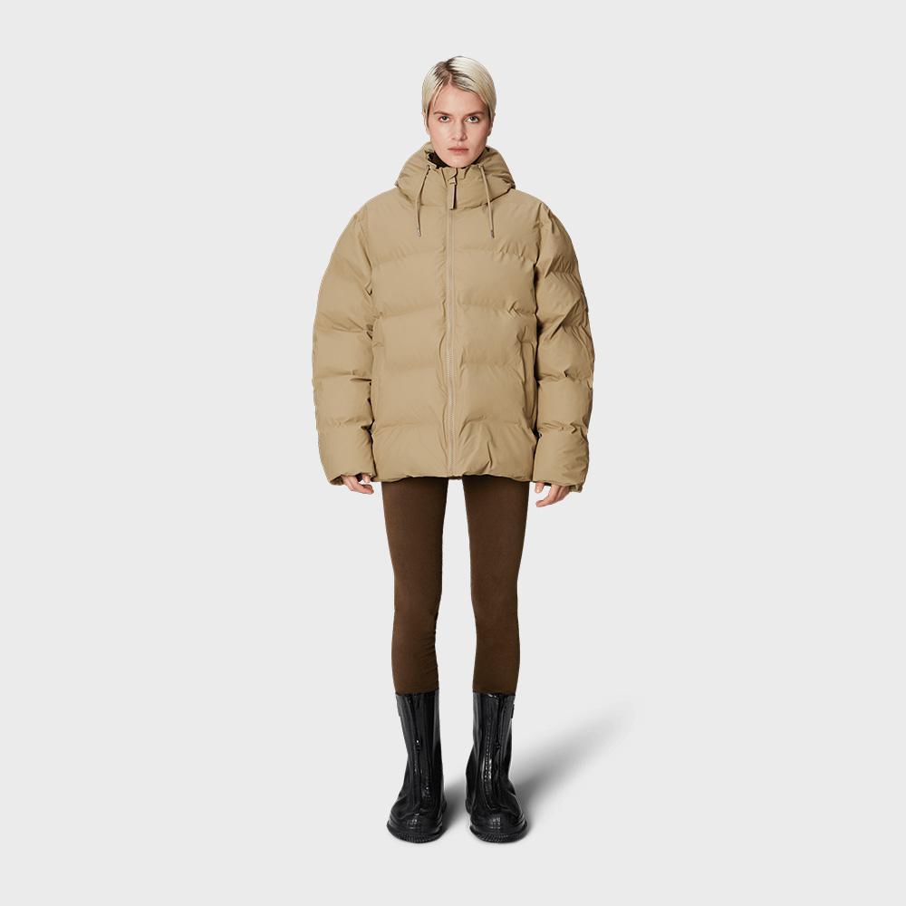 Rains Alta Puffer Jacket - Sand