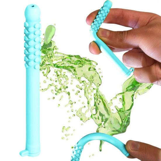 1/2Pcs Chewable Essential Oil Breath Stick Stress Anxiety Relief Fruit Flavors Concentration Improving Reusable Kids Adults Silicone Chew Stick