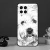 Мультяшный чехол для собаки Вест-хайленд-уайт-терьер для Samsung Galaxy M55 M35 M15 M56 M36 M16 M06 M31 M13 M33 M53 M12 M32 M52 M14 M34 M54
