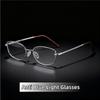 Advanced Versatile Metal Anti-Blue Light Glasses Ultra Light Comfortable Luxury Designer Lenses Decorative Eyeglasses