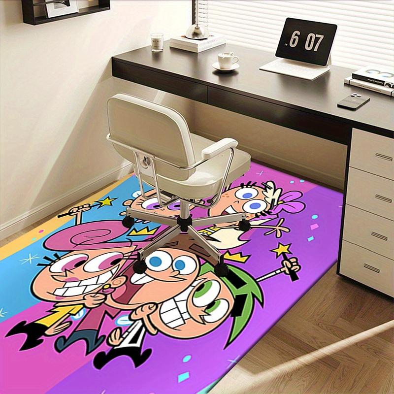 The Fairly Oddparents Office Carpet Soft Polyester Entrance Carpet Washable Non slip Machine Washabl