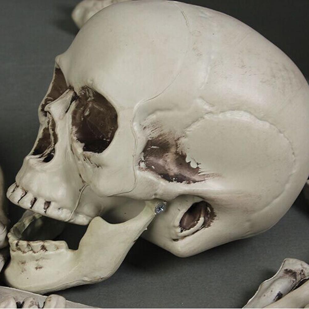 28Pcs Halloween Skeleton Bones Halloween Props Skeleton Tricky Bones Haunted House Party Decorations