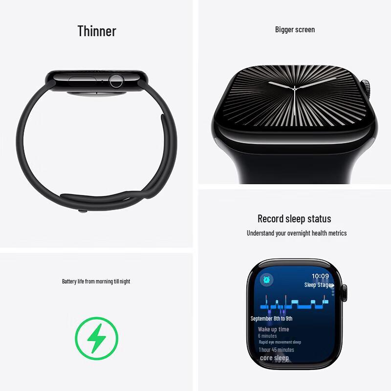Apple Умные часы Watch Series 10 с поддержкой сотовой связи (Китайская версия)