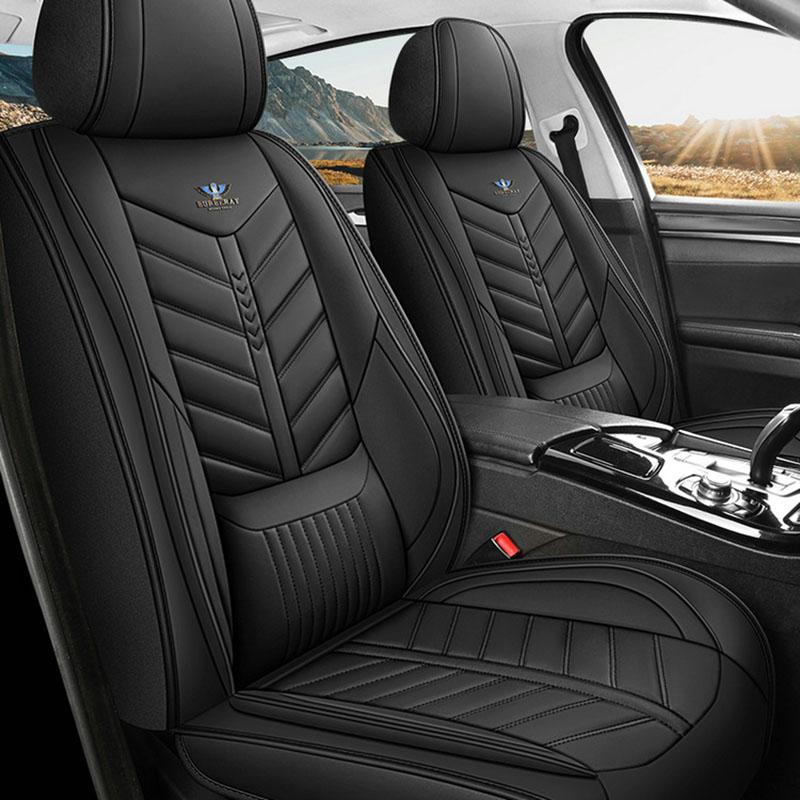 Новые чехлы на переднее пассажирское сиденье, полностью закрытые, одноместные кожаные подушки для автомобильного сиденья, всесезонные чехлы на сиденья(Только 1 шт. Чехол на сиденье)