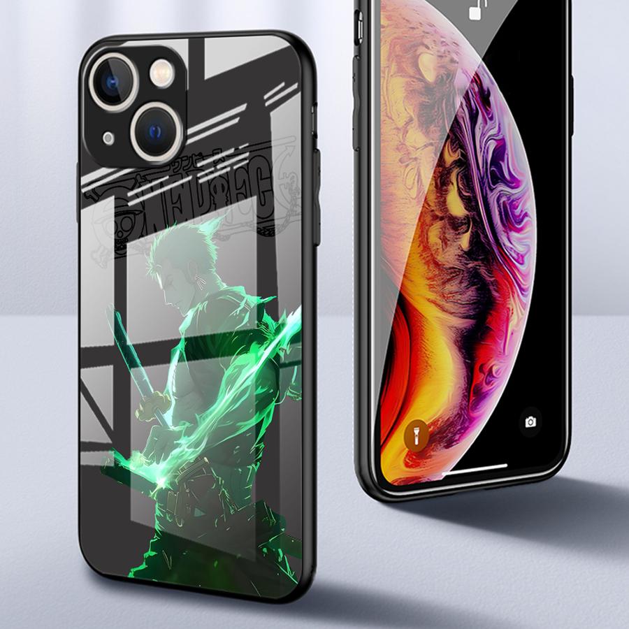 Чехол для iPhone 17 Pro Max XR 12 14 11 8 Air 16 15 Plus 13 Стеклянная крышка для телефона OneS P-ieceS Крутой