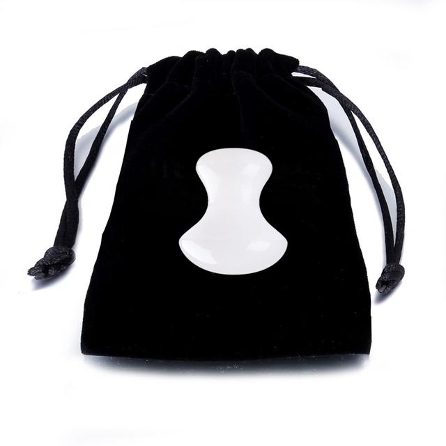 Natural Rose Quartz Gua Sha Scraping Massage Tool Mushroom Shape Crystal Guasha Stone For Spa Relaxing Meditation Massager