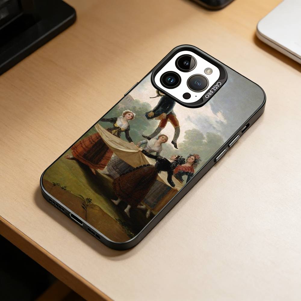 D-Works by Goya Чехол для телефона Для iPhone 17,16,15,14,13,12,11 Plus,Pro Max,XS,Красочный Серебряный Чехол для телефона Funda Cover