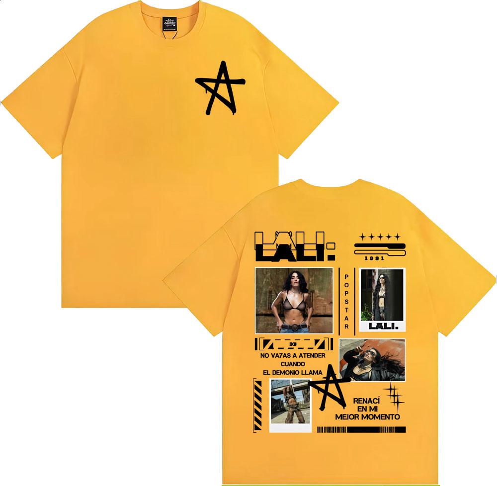 Singer Lali Esposito Asesina Album Tour 2025 Graphic T-shirt Men Women Clothing Fashion Vintage T Shirts Comfort Cotton T Shirt