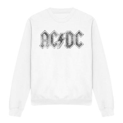 AC/DC Унисекс Свитшот с логотипом пейсли для взрослых