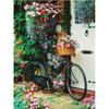 DIY 5D Diamond Painting Flower Bicycle Diamond Embroidery Cross Stitch Full Round Mosaic Rhinestones