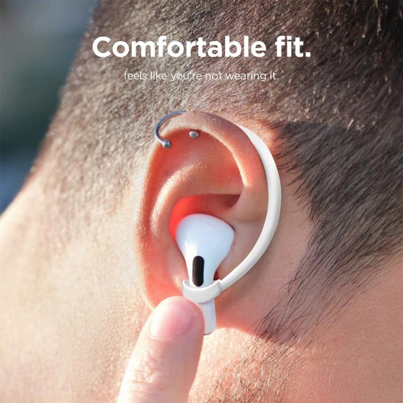 Магнитный спортивный зажим для уха Air Pods Pro 3-го поколения Гибкий силикон Для улучшения стабильности