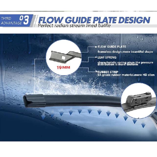 Car Front Rear Wiper Blades For MG HS MGHS AS23 EHS PHEV 2018 2019 2020 2021 2022 2023 Plug Window Windshield Windscreen Brushes