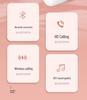 Беспроводные Bluetooth-наушники в макаронных цветах: Мини-вкладыши с шумоподавлением и долгим временем работы
