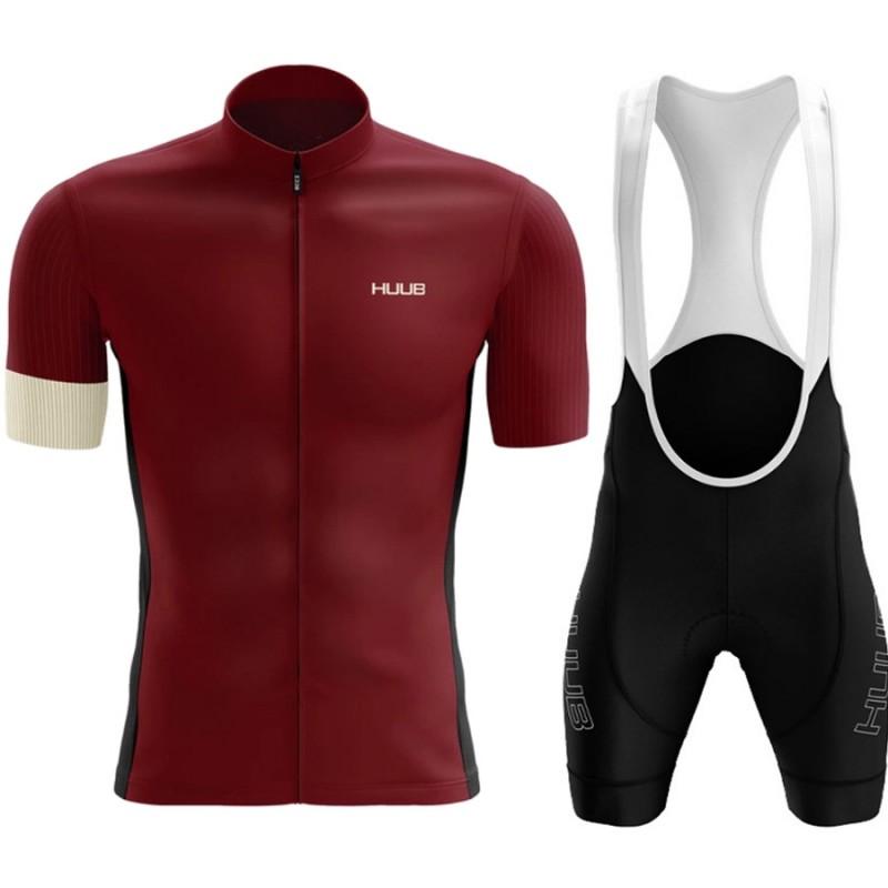 HUUB Mens Cycling Jersey Shorts Set - Quick Dry Performance Bike Apparel Road