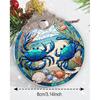 Crab Ornament Christmas Decor Beach Gifts for Women, Crab Christmas Ornament - Beach House Decor Gifts, Crab Christmas Tree Decoration Acrylic