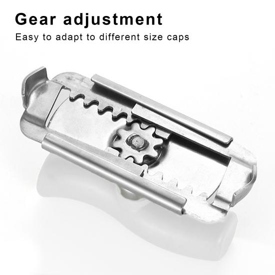 Открывалка для банок, легкий поворот, открывалка для бутылок из нержавеющей стали, инструмент для захвата крышки банки, компактный сверхмощный консервный нож