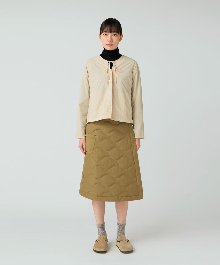 Snow Peak Garment Dyed Blouse Long Sleeve IVORY 3 SH-25AW001, Women's Top,