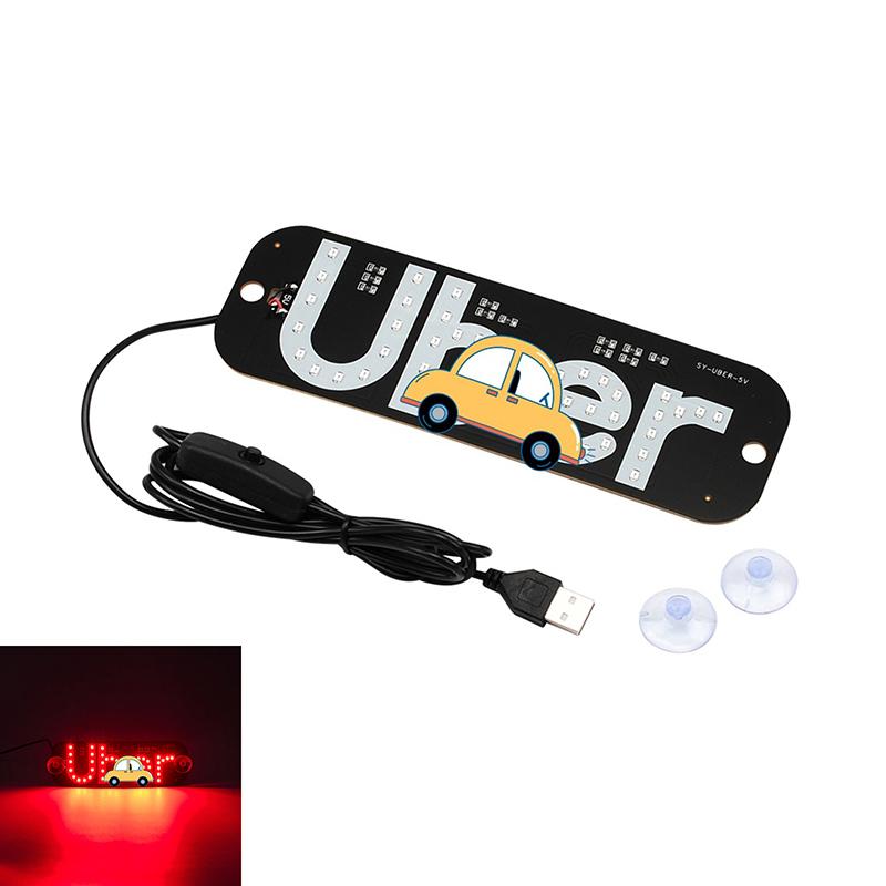 Светодиодный сигнальный фонарь для такси, сигнальная лампа для логотипа Lyft, светодиодные индикаторы панели кабины Usb, сигнальная лампа, автомобильная декоративная лампа