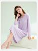 Fenteng 100% Cotton V-neck Lace French Women's Home Clothes Sleeping Skirt