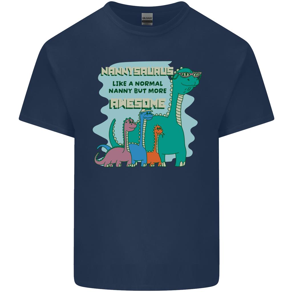 Nannysaurus Funny Dinosaur Grandkids Unisexs Light Cotton TShirt