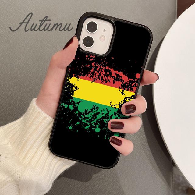 Чехол для телефона с флагом Боливии для iPhone 11 12 13 14 Pro Max mini X XR XS SE 2020 5 6S 7 8 Plus Samsung Galaxy S21 S22
