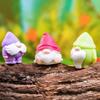Resin Mini Gnome Figurines Mushroom Pumpkin Desktop Knick-knack Garden Elf  Easter Christmas