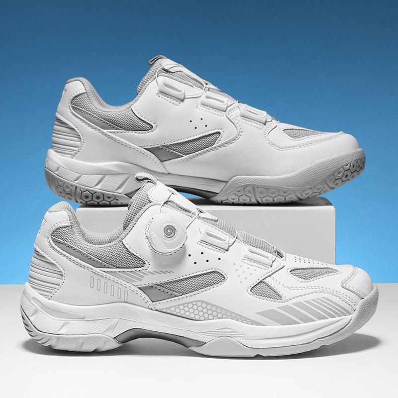 Export-grade badminton shoes Real carbon board Wide last Hard surface Wear-resistant cushioning Competition training badminton shoes
