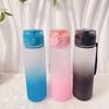 500ml Sports Water Bottle Portable Gym Travel Colorful Leakproof Drinking Bottle Portable Water Bottle for Outdoor Fitness